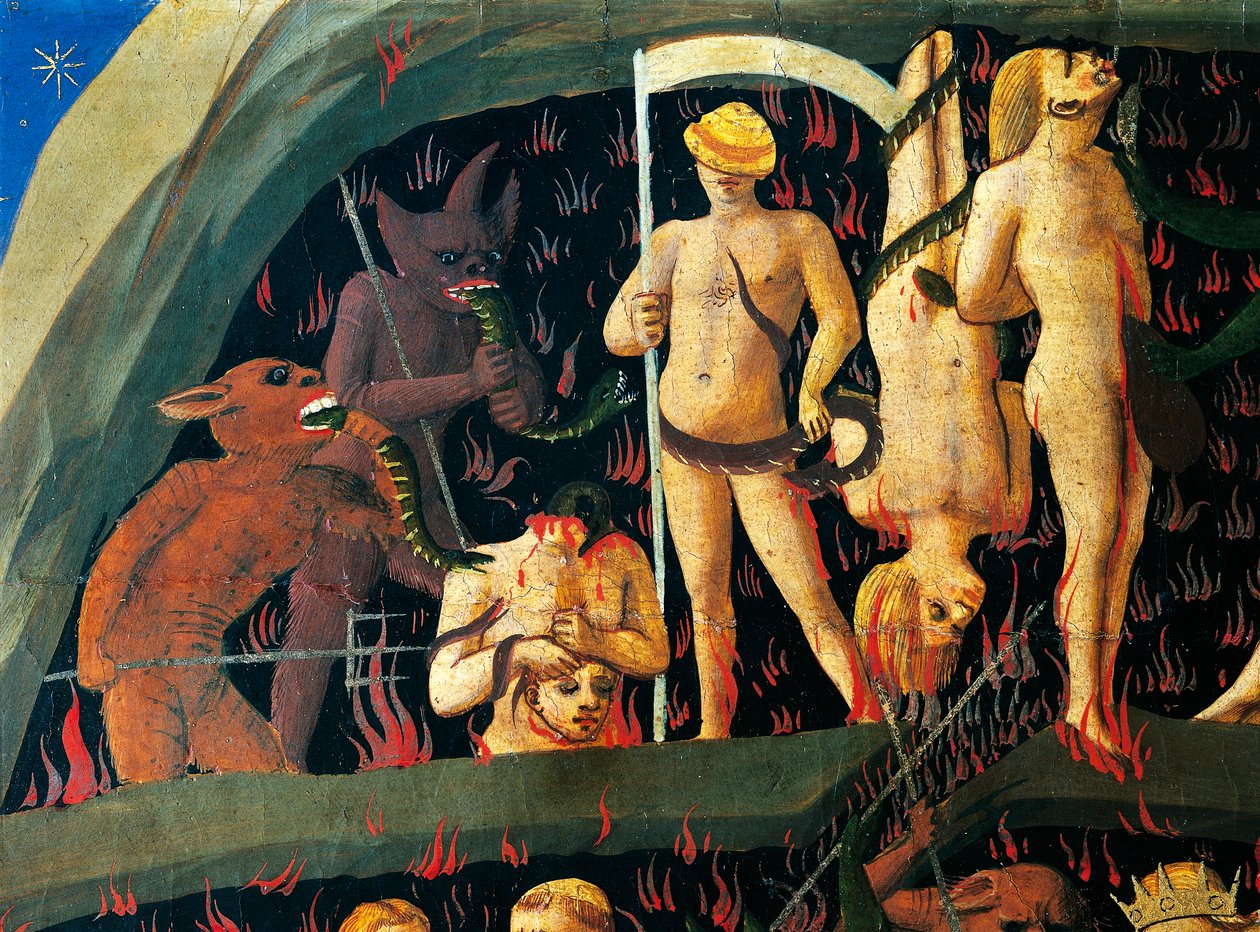 Das Jüngste Gericht von Giovanni da Fiesole, bekannt als Fra Angelico von Fra (c.1387 1455) Angelico