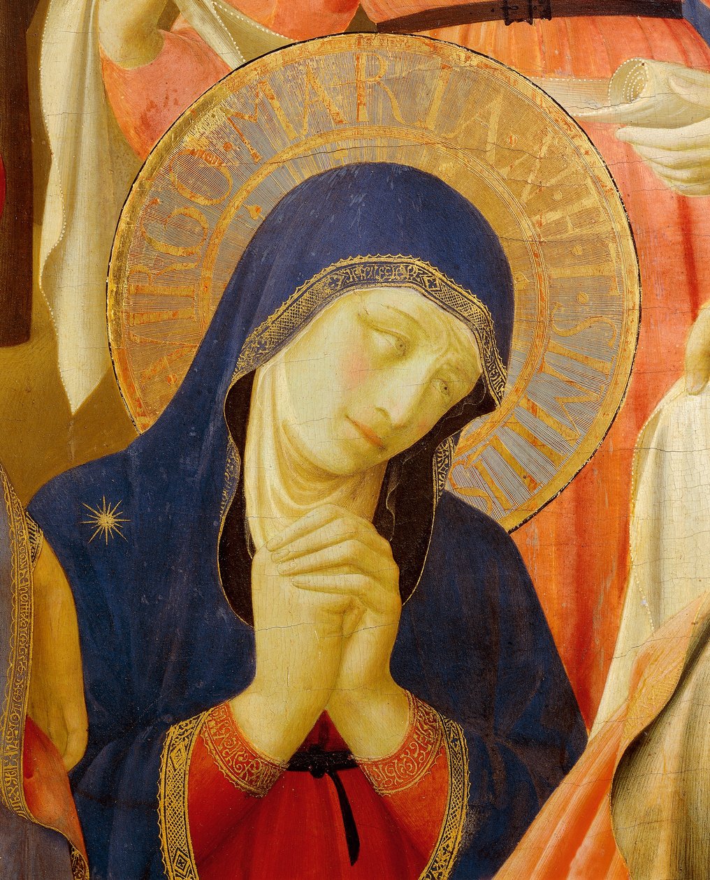 Kreuzabnahme oder Altarbild der Heiligen Dreifaltigkeit, um 1432, von Giovanni da Fiesole, bekannt als Fra Angelico (1400-ca. 1455) von Fra (c.1387 1455) Angelico