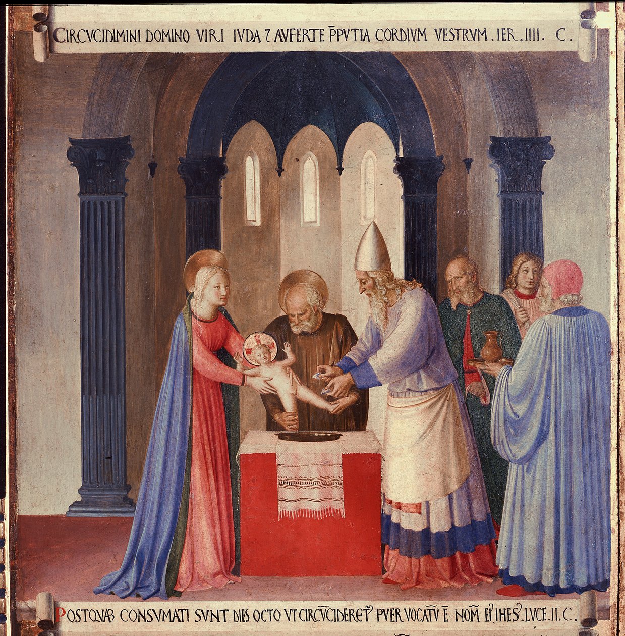 Leben Christi: die Beschneidung, Armadio degli Argenti von Fra  Angelico