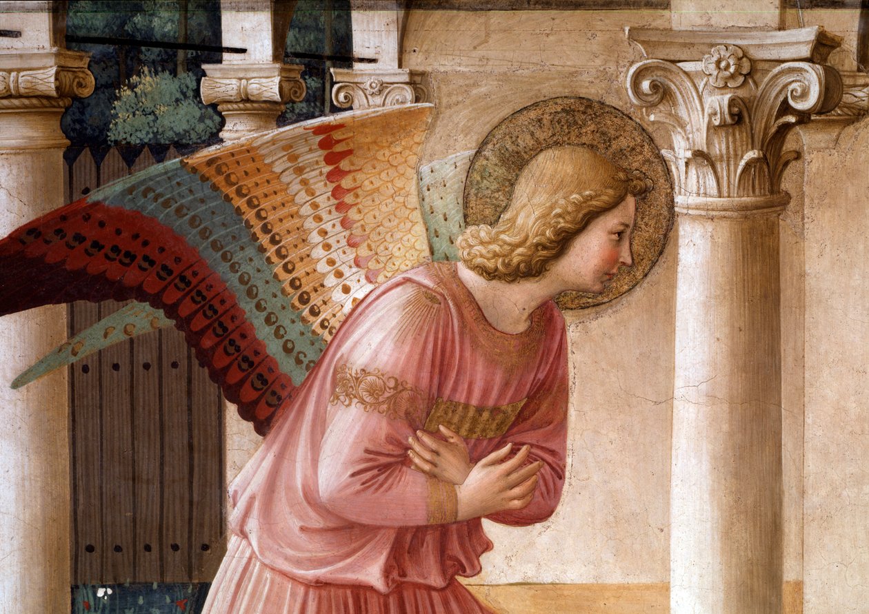 Die Verkündigung (Detail) von Fra  Angelico