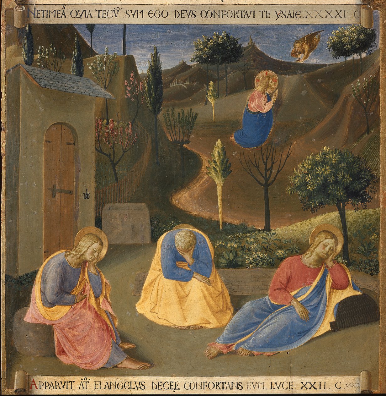 Die Agonie im Garten Gethsemane. Leben Christi, Armadio degli Argenti von Fra  Angelico