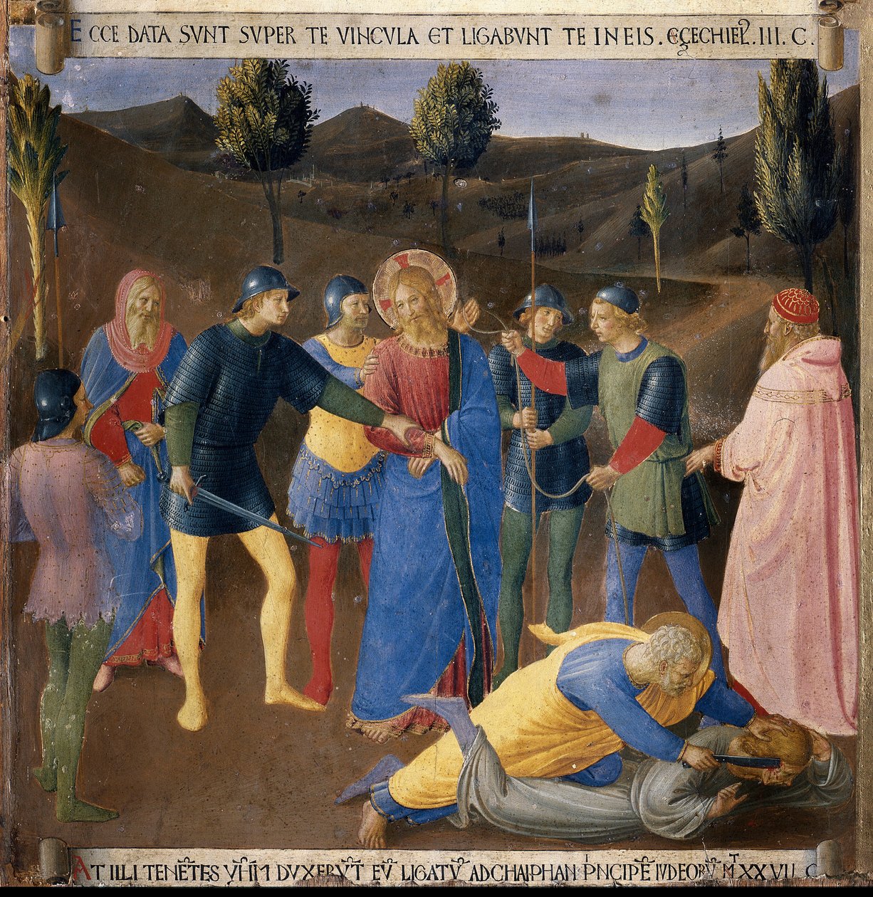 Die Verhaftung Jesu. Leben Christi, Armadio degli Argenti von Fra  Angelico