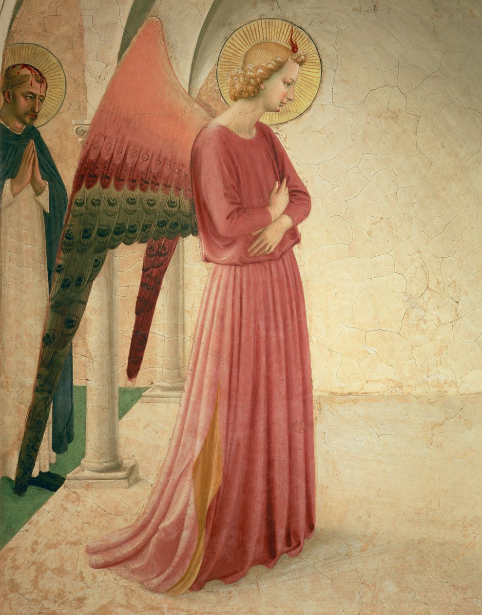 Die Verkündigung (Detail) von Fra Angelico