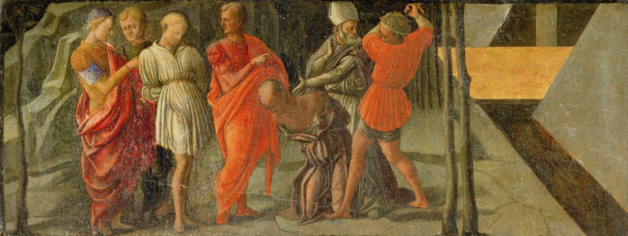 St. Nikolaus stoppt eine ungerechte Hinrichtung (in der Martelli-Kapelle) von Fra Filippo Lippi