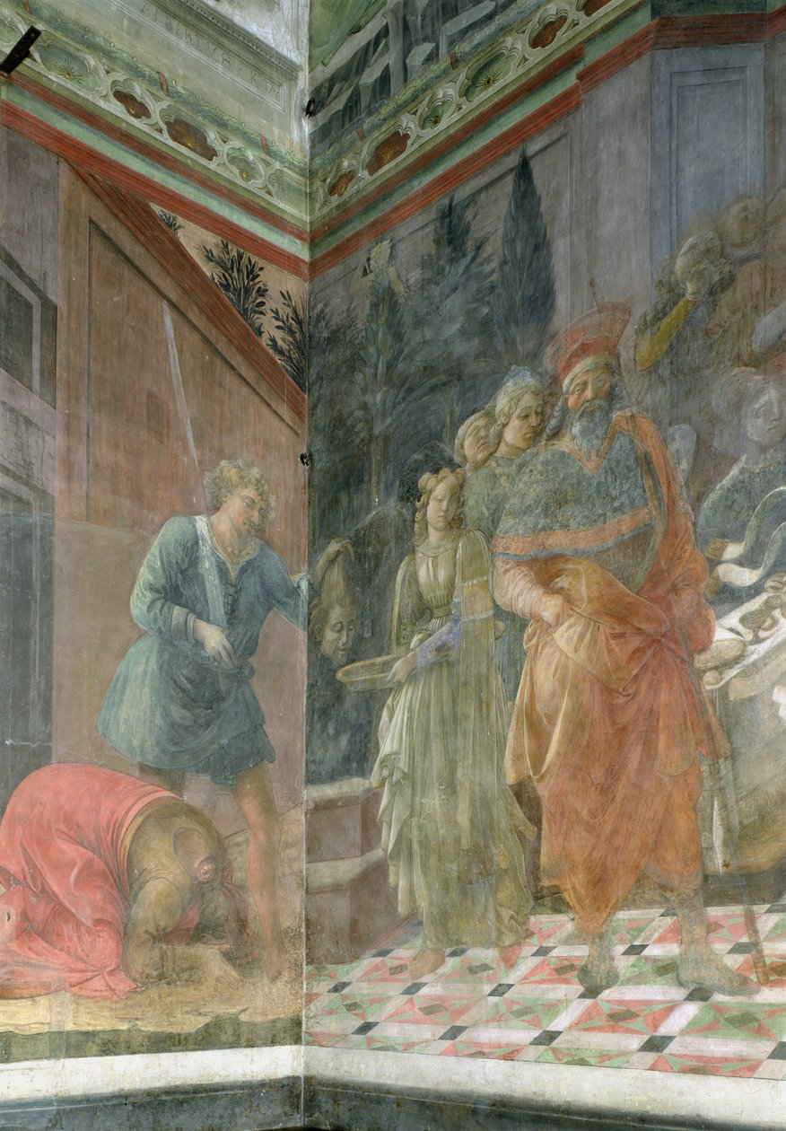 Die Enthauptung von Johannes dem Täufer von Fra Filippo Lippi