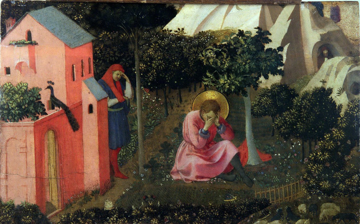 Die Bekehrung des heiligen Augustinus von Fra Giovanni Angelico da Fiesole
