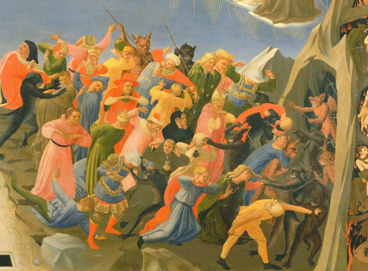 Das Jüngste Gericht (Detail) von Fra Giovanni Angelico da Fiesole