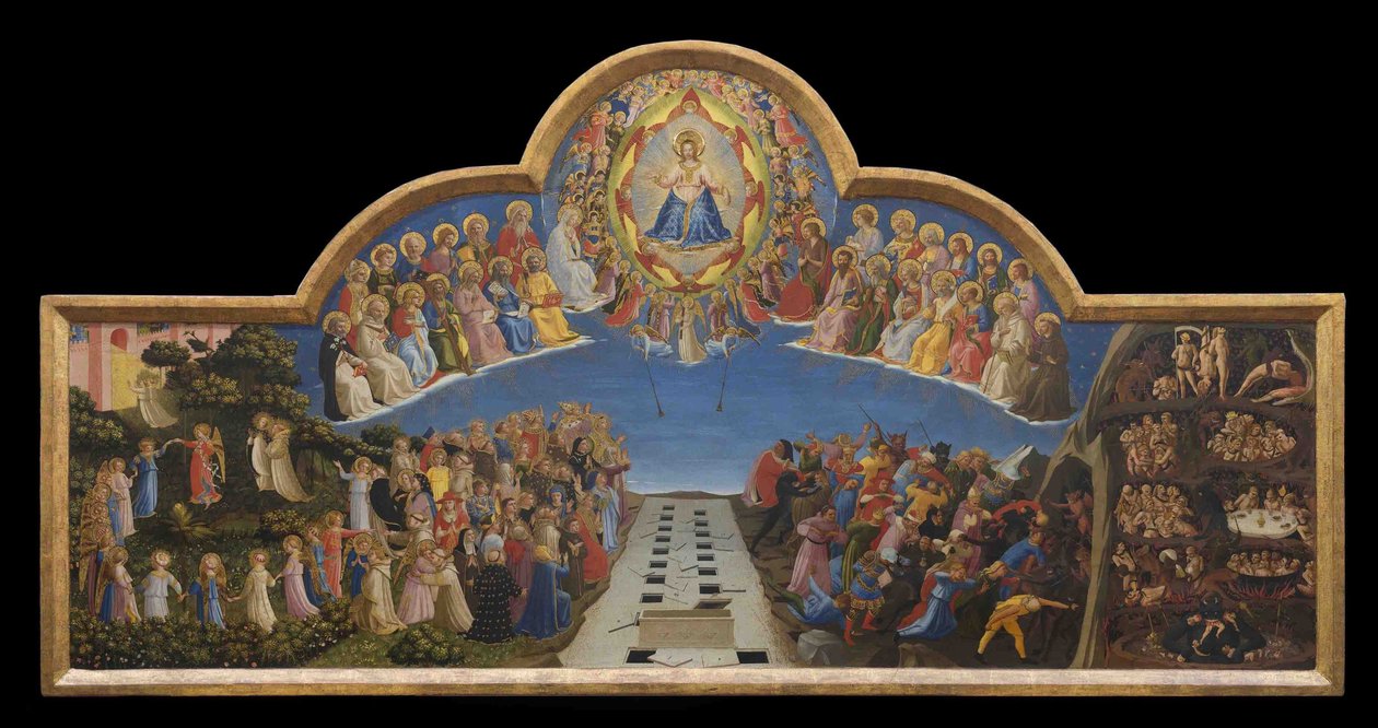 Das Jüngste Gericht, ca. 1432 von Fra Giovanni Angelico da Fiesole