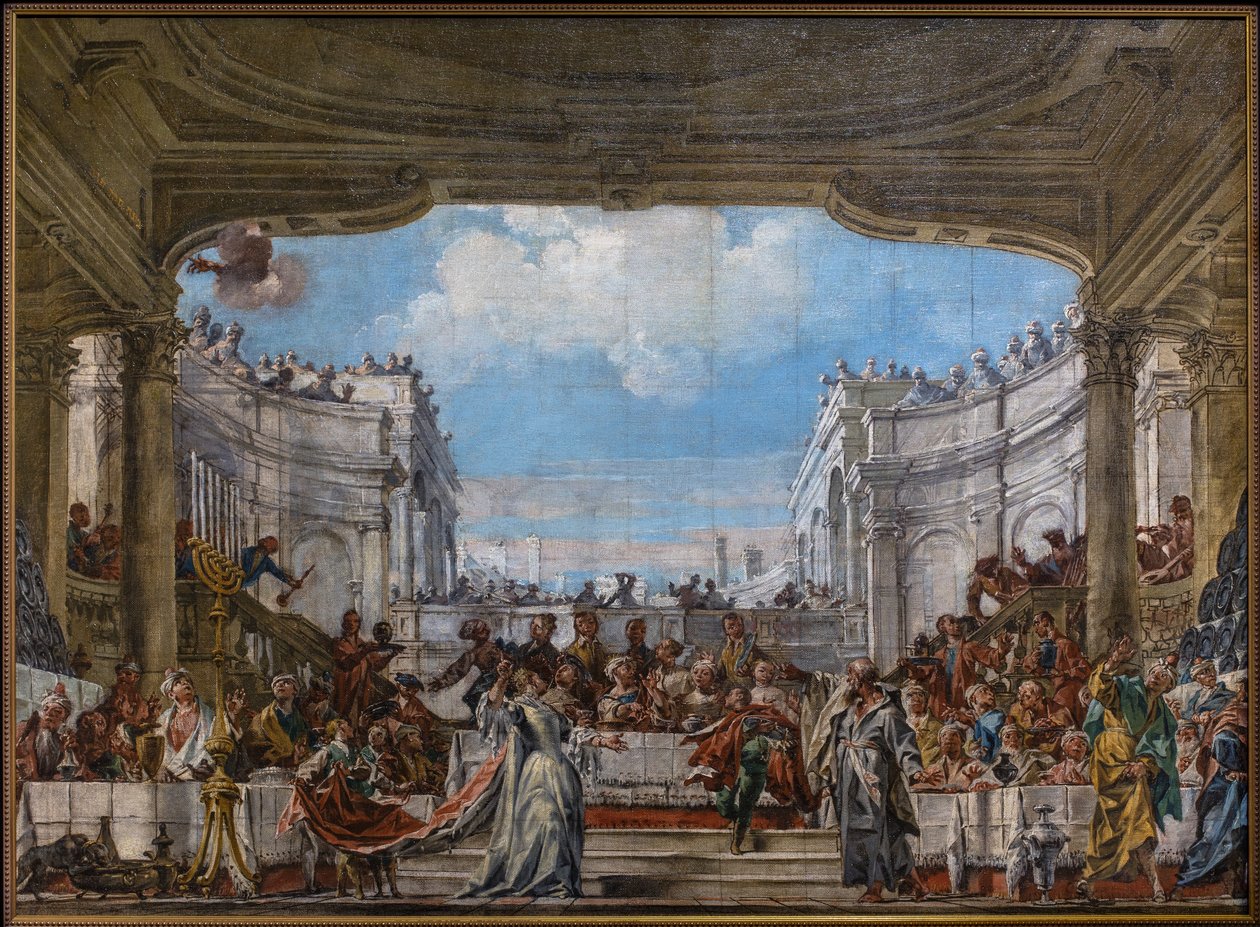 Das Fest des Belsazar von Fra Stefano da Carpi (1710 1796)