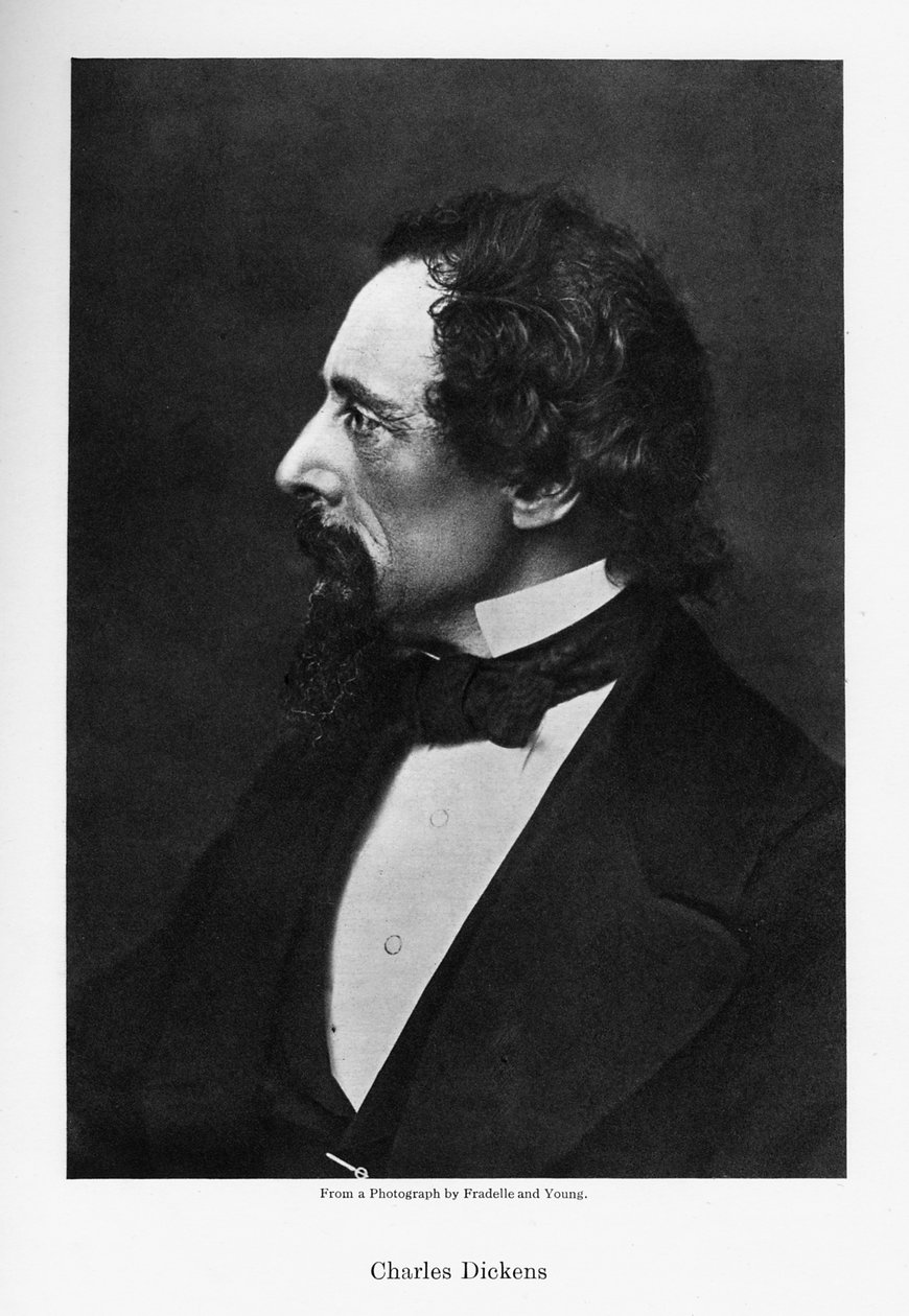 Charles Dickens, englischer Schriftsteller, ca. 1860er Jahre von Fradelle and Young