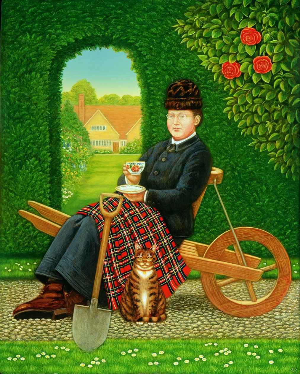 Gertrude Jekyll (1843-1932) Die Königin der Pik, 1996 von Frances Broomfield