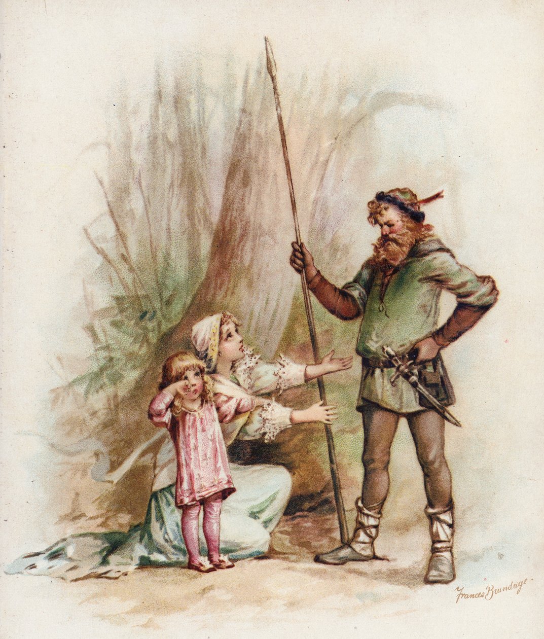 Flucht von Königin Margaret und Prinz Edward von Frances Brundage