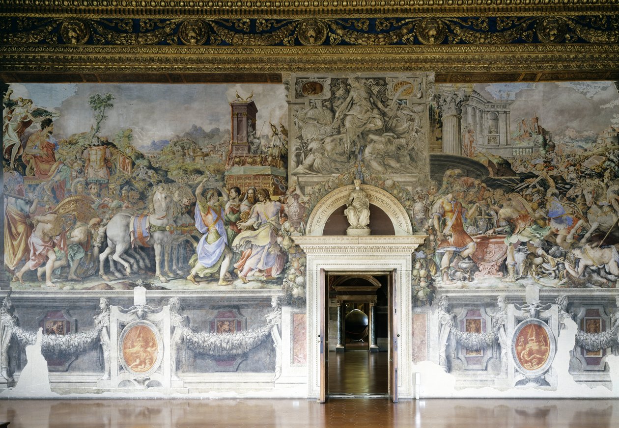 Wand in der Sala dell