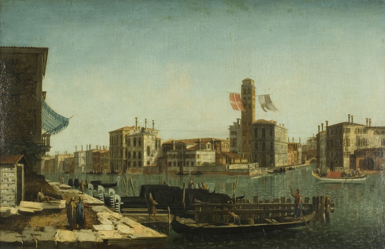 Ansicht des Canal Grande, Venedig, ca. 1743 von Francesco Albotto
