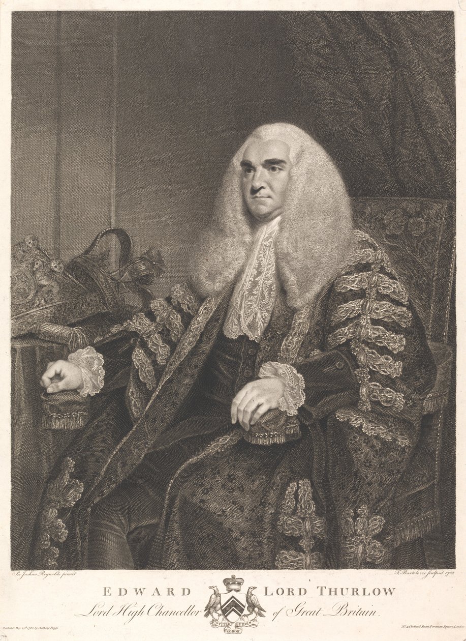 Edward Lord Thurlow von Francesco Bartolozzi