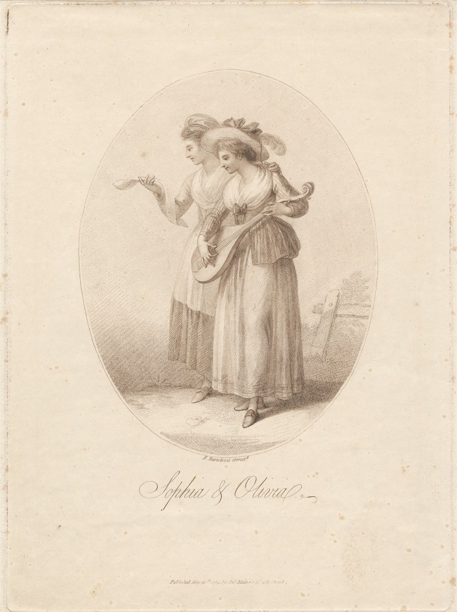 Sophia und Olivia von Francesco Bartolozzi