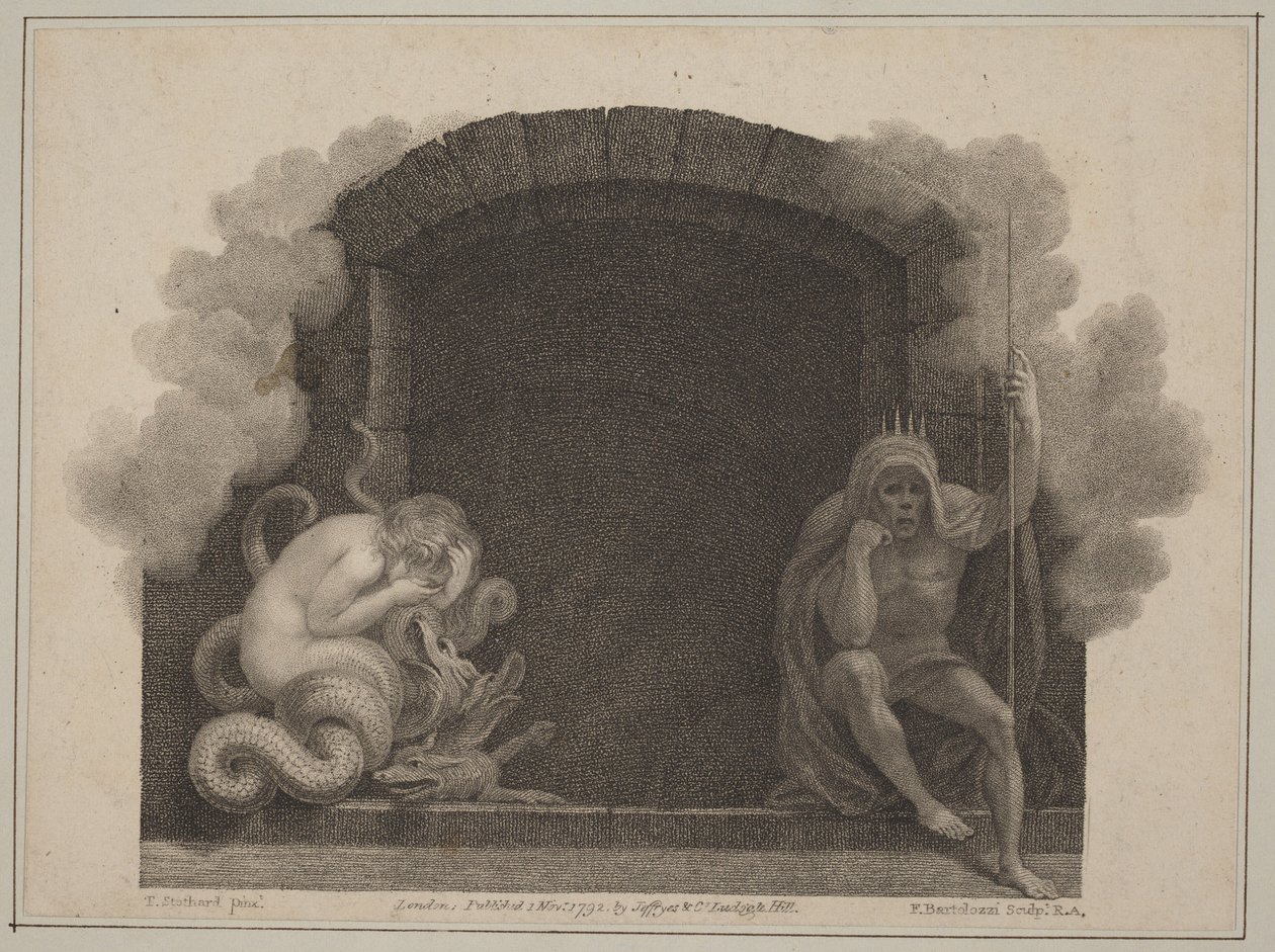 Das Grab des Todes von Francesco Bartolozzi
