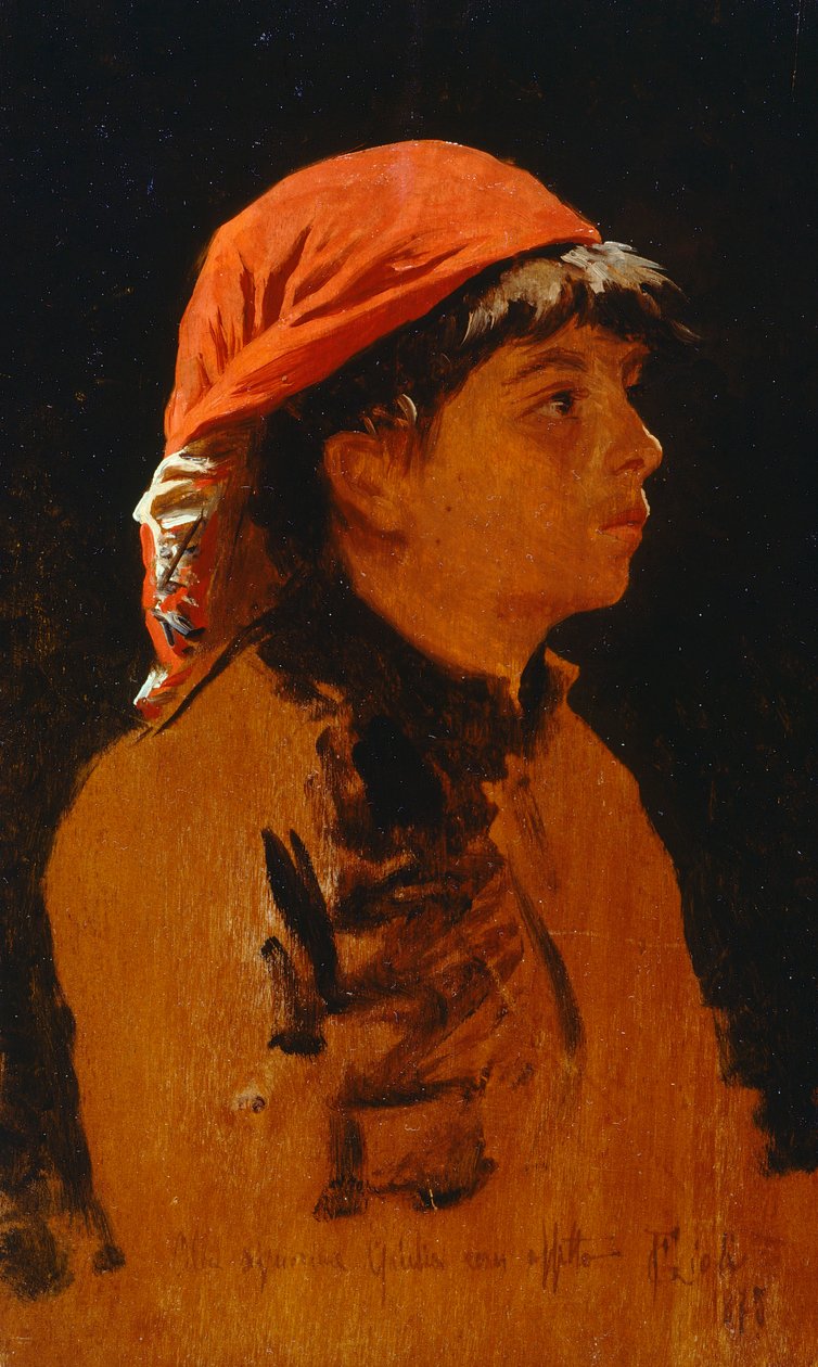 Roter Schal von Francesco Gioli