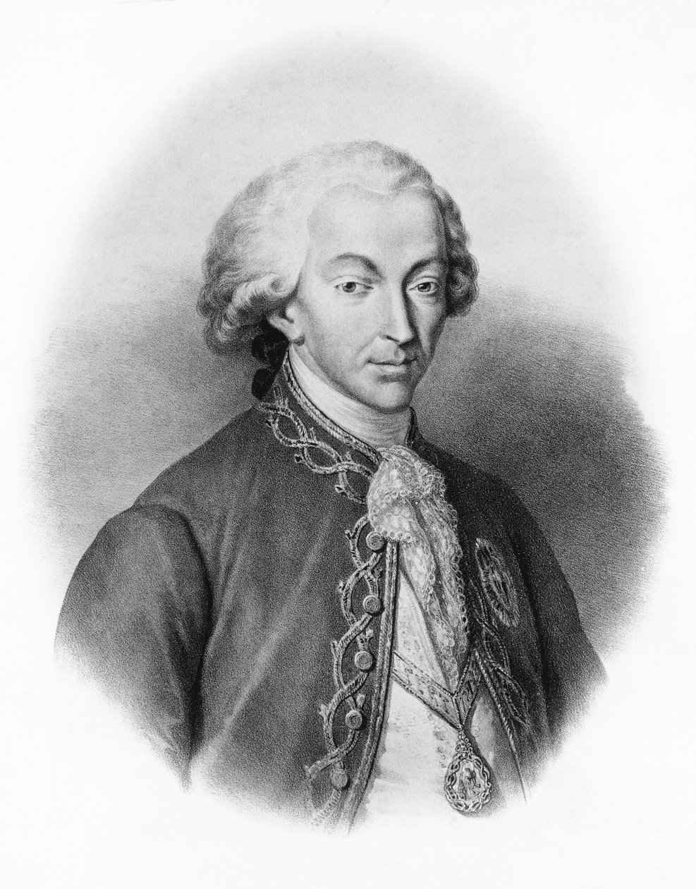 Porträt von Carlo Emanuele IV. von Savoyen (1751-1819), König von Sardinien von Francesco Gonin