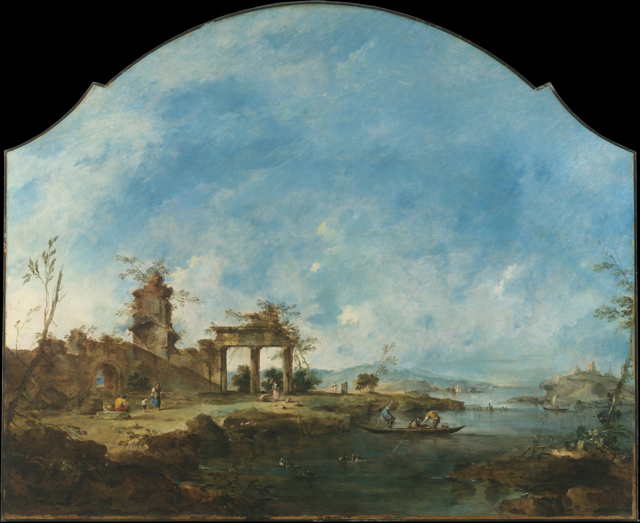 Fantastische Landschaft von Francesco Guardi