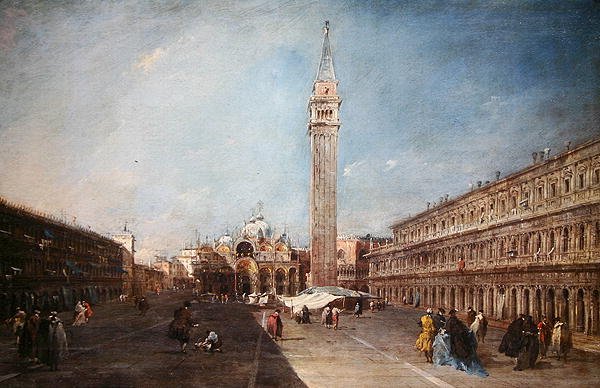 Piazza San Marco von Francesco Guardi