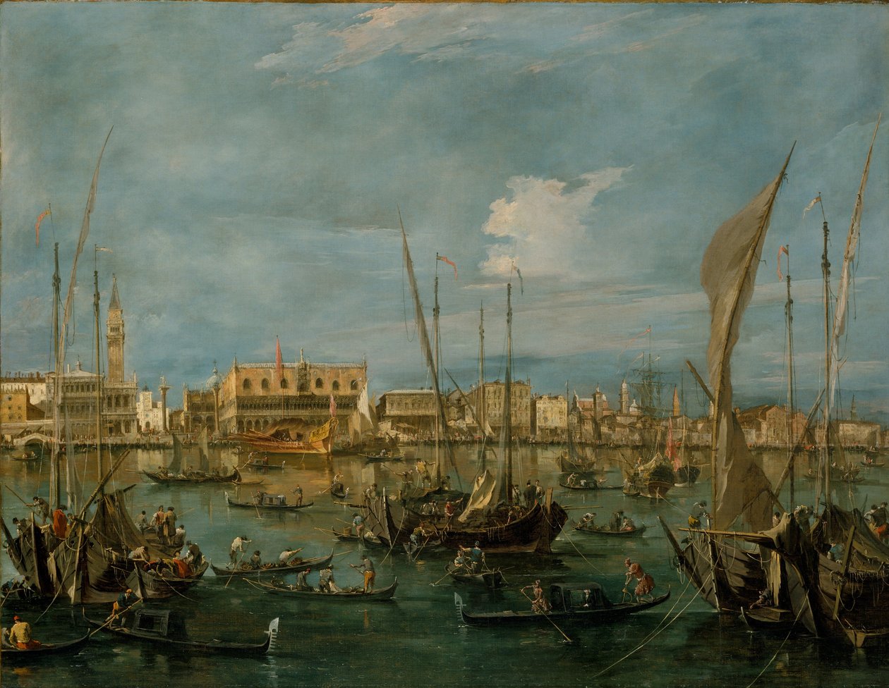 Venedig vom Bacino di San Marco von Francesco Guardi
