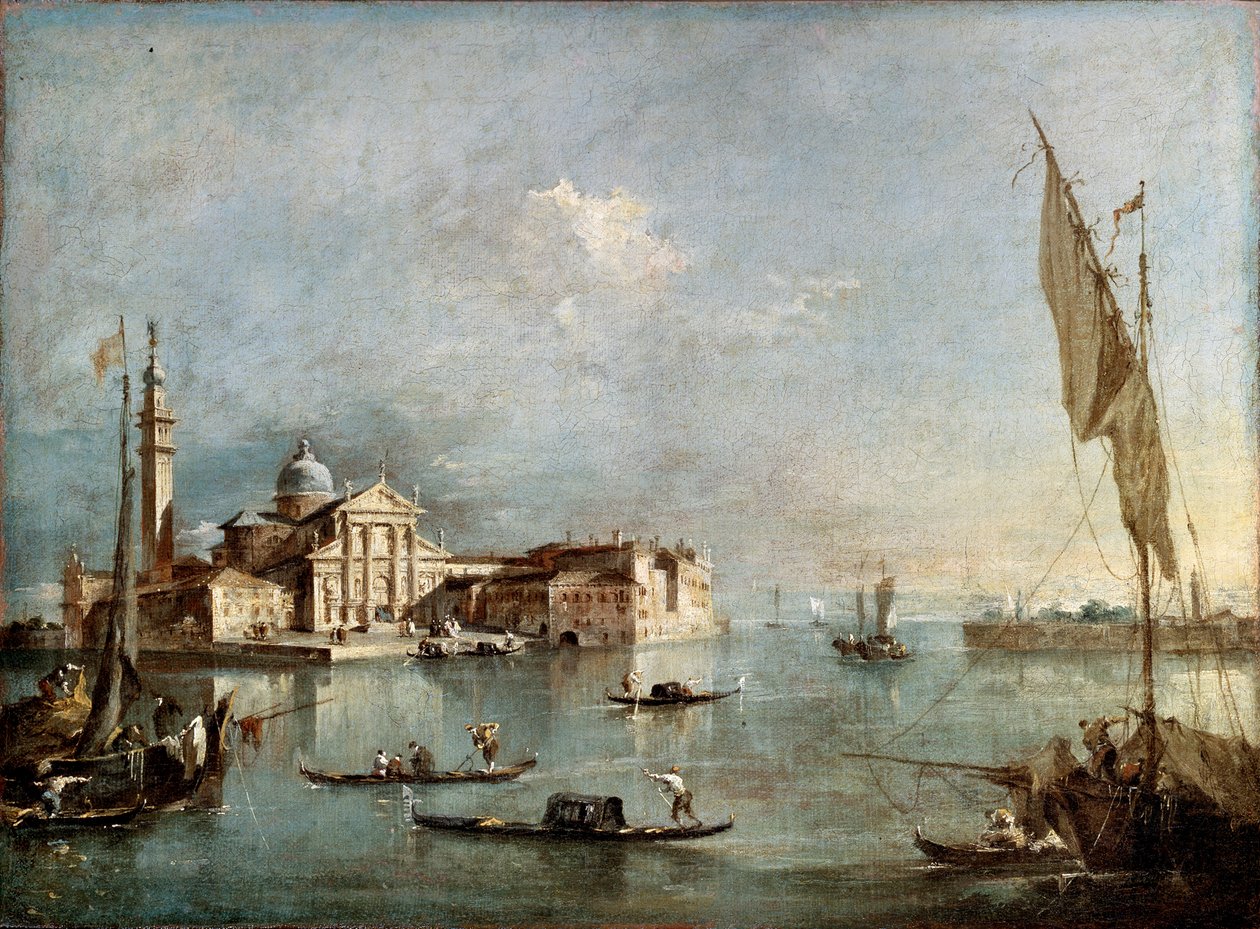 Blick auf die Insel San Giorgio Maggiore von Francesco Guardi