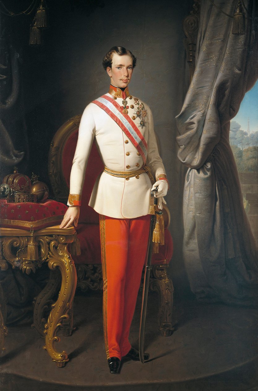 Österreich, Porträt des Kaisers von Österreich Franz Joseph I von Francesco Hayez