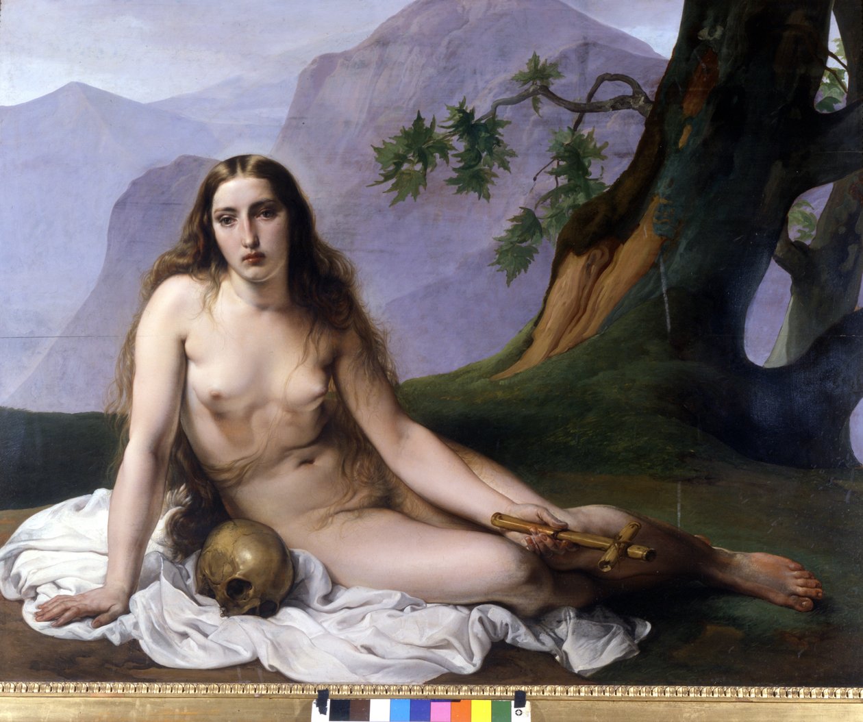 Francesco Hayez (1791 - 1882). Madeleine Bußfertige (Vanitas). 1833. Mailand, Galerie der Modernen Kunst. von Francesco Hayez