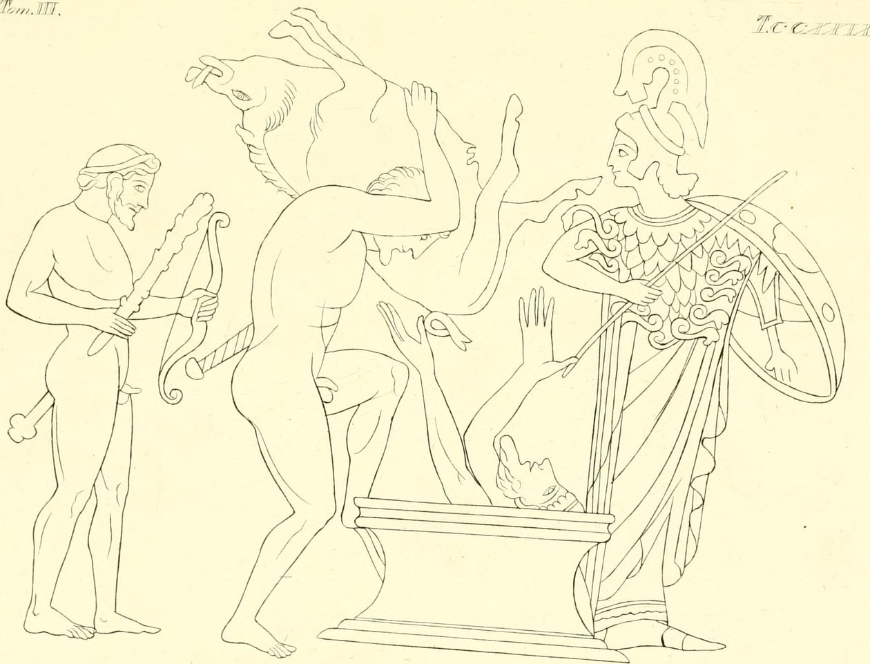 INGHIRAMI(1835) Malereien von Tonvasen Bd.3 T229 von Francesco Inghirami