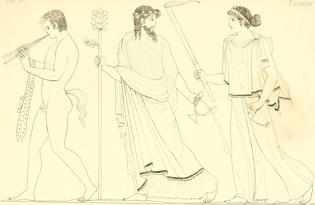 INGHIRAMI(1835) Malereien von Tonvasen Bd.3 T244 von Francesco Inghirami