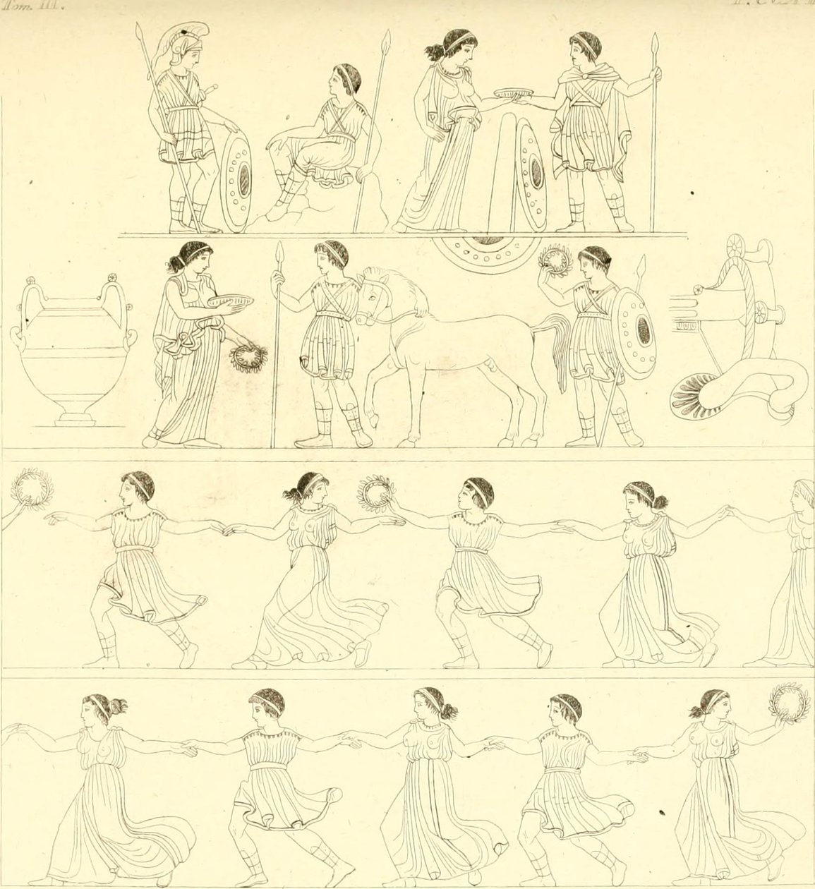 INGHIRAMI(1835) Malereien von Tonvasen Bd.3 T245 von Francesco Inghirami