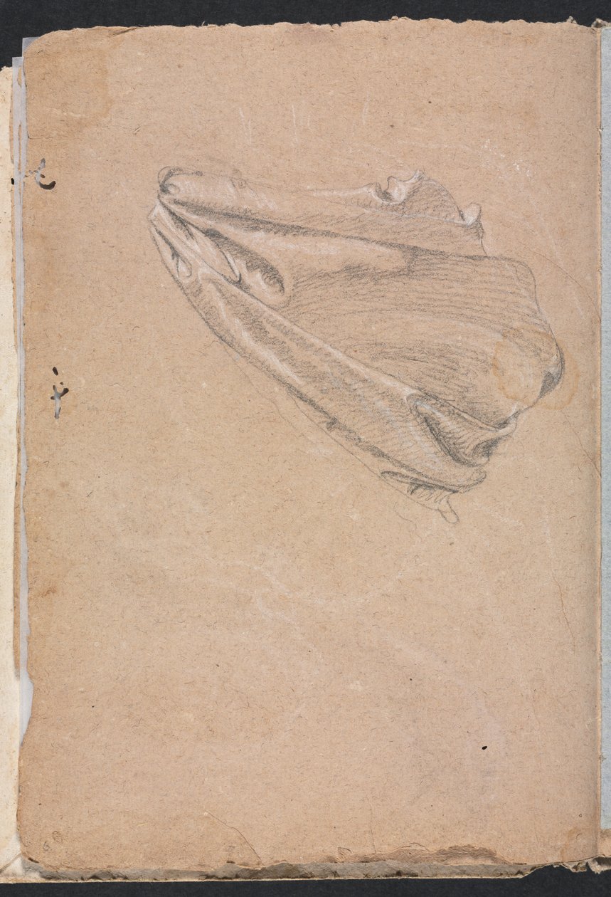 Verona Skizzenbuch: Draperiestudie Seite 6, 1760 von Francesco Lorenzi