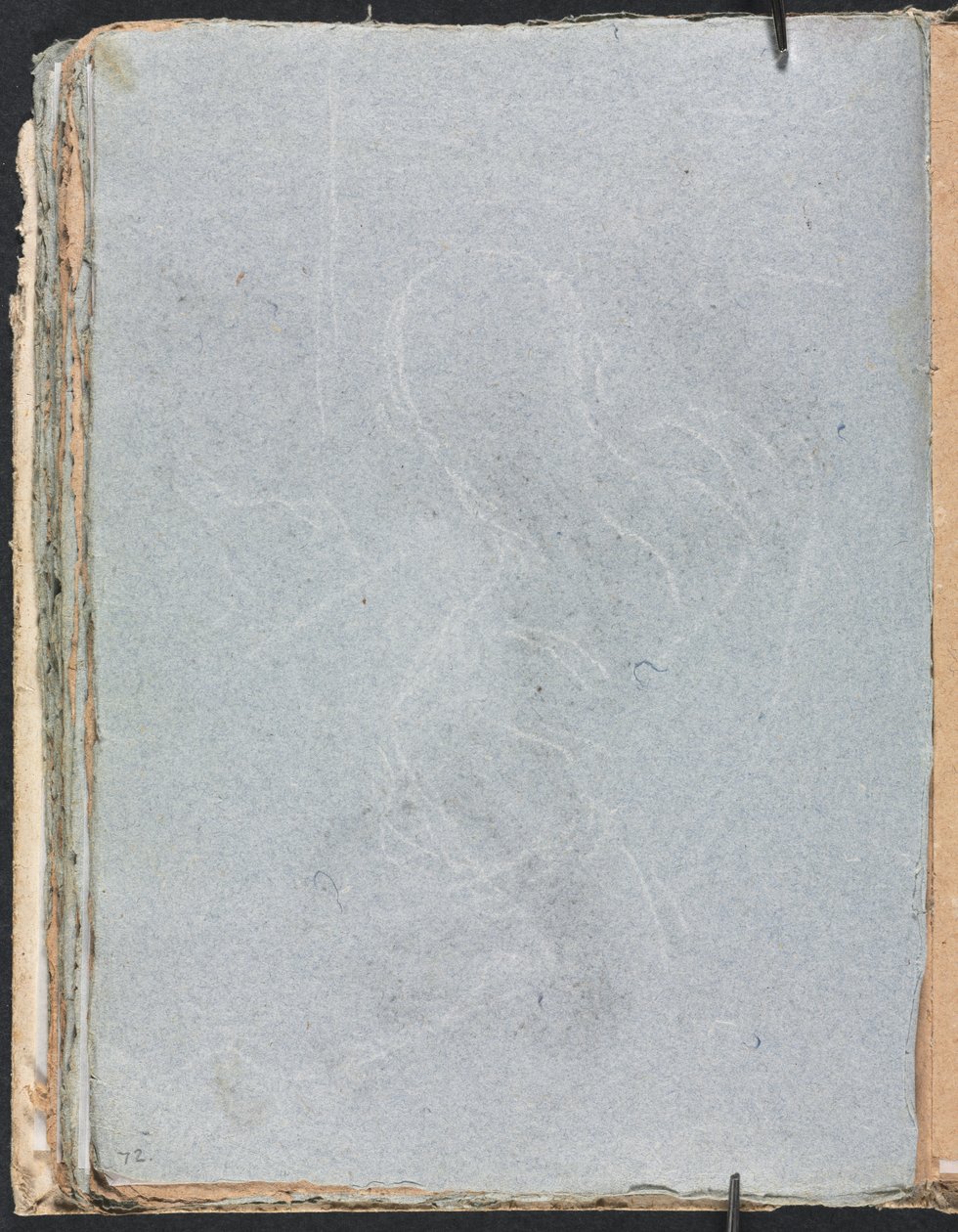 Verona Skizzenbuch: Figurenstudie Seite 72, 1760 von Francesco Lorenzi
