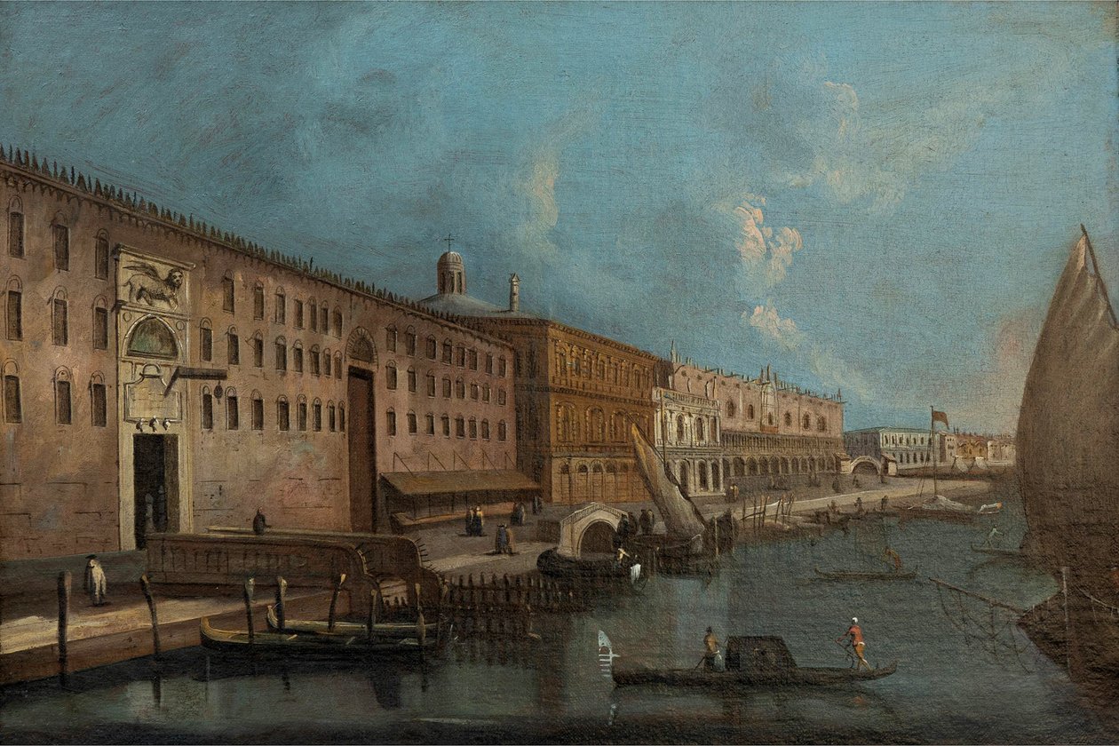Francesco Tironi Veduta di Venezia Bacino di San Marco von Francesco Tironi
