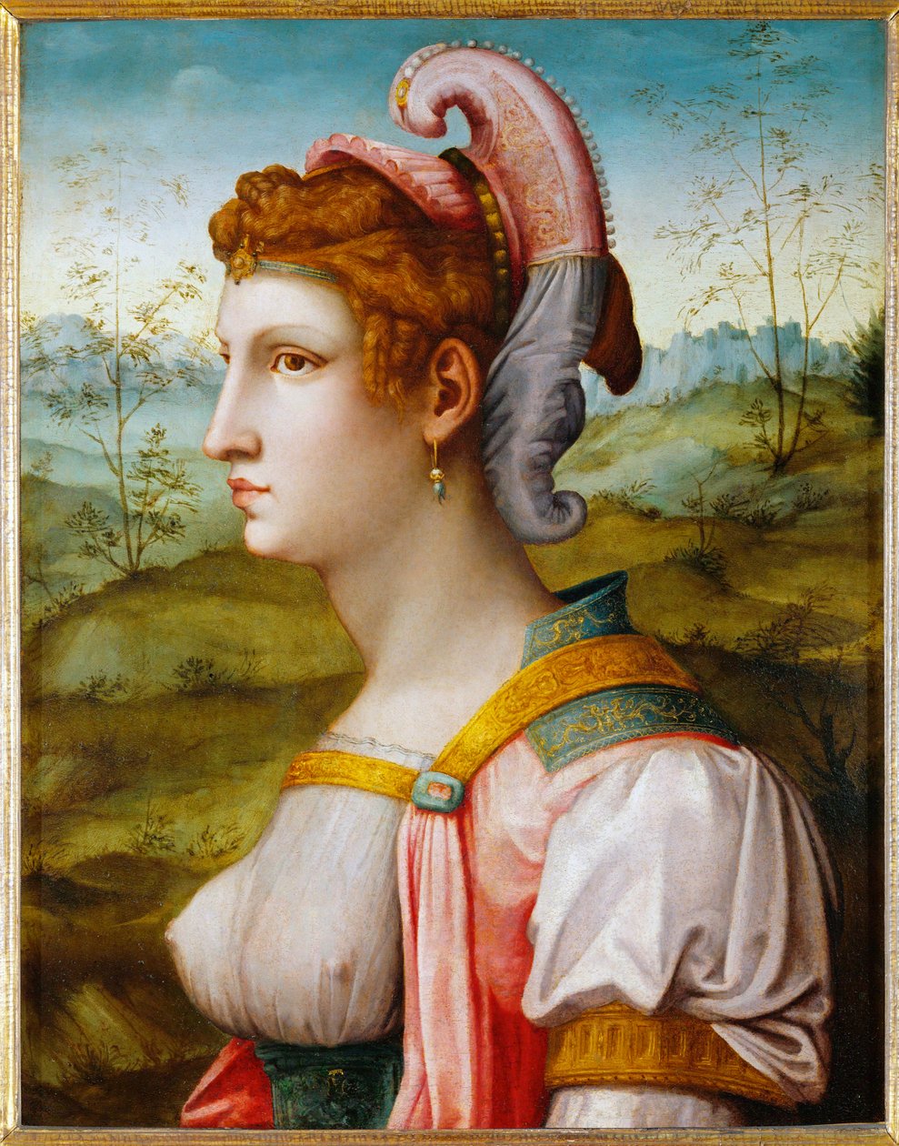 Sibylle, zweites Viertel des 16. Jahrhunderts, ca. 1525-50 von Francesco Ubertini Il Bacchiacca