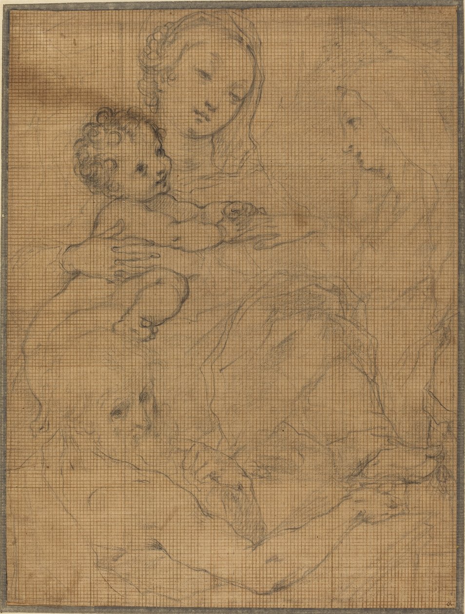 Mystische Hochzeit der heiligen Katharina mit dem heiligen Hieronymus von Francesco Vanni