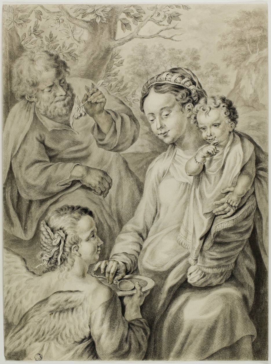 Die Rast auf der Flucht nach Ägypten, bekannt als Die Madonna della Pappa von Francesco Vanni