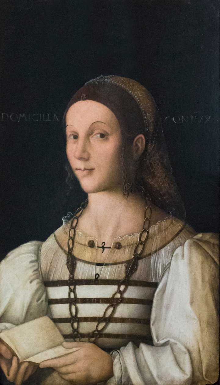 Porträt von Rolando Pallavicinos Frau Domitilla Gambara von Francesco Zaganelli di Bosio