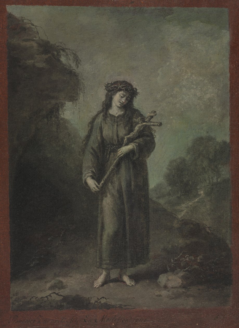 Die Mortifikation, 1763 oder früher von Francesco Zuccarelli