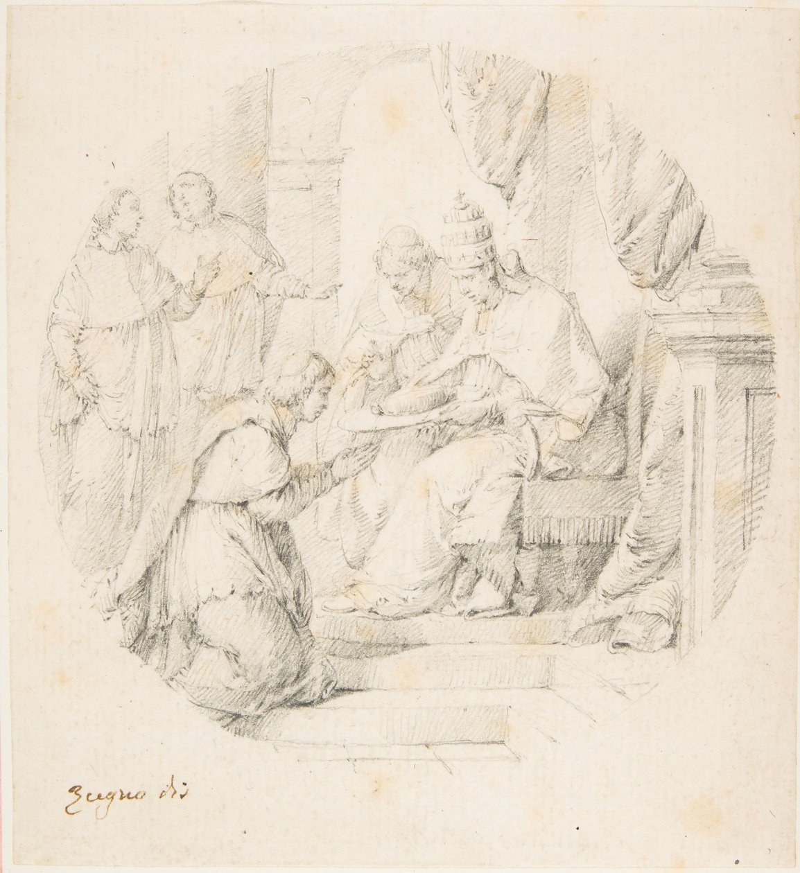 Angelo Maria Querini zum Kardinal ernannt von Benedikt XIII, 1709-87 von Francesco Zugno