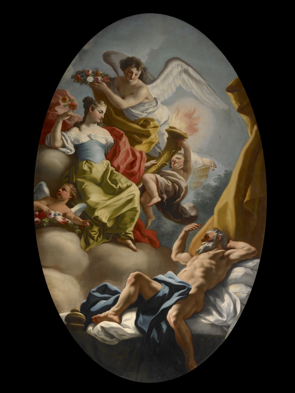 Allegorie der Weisheit und Wahrheit von Francesco de Mura