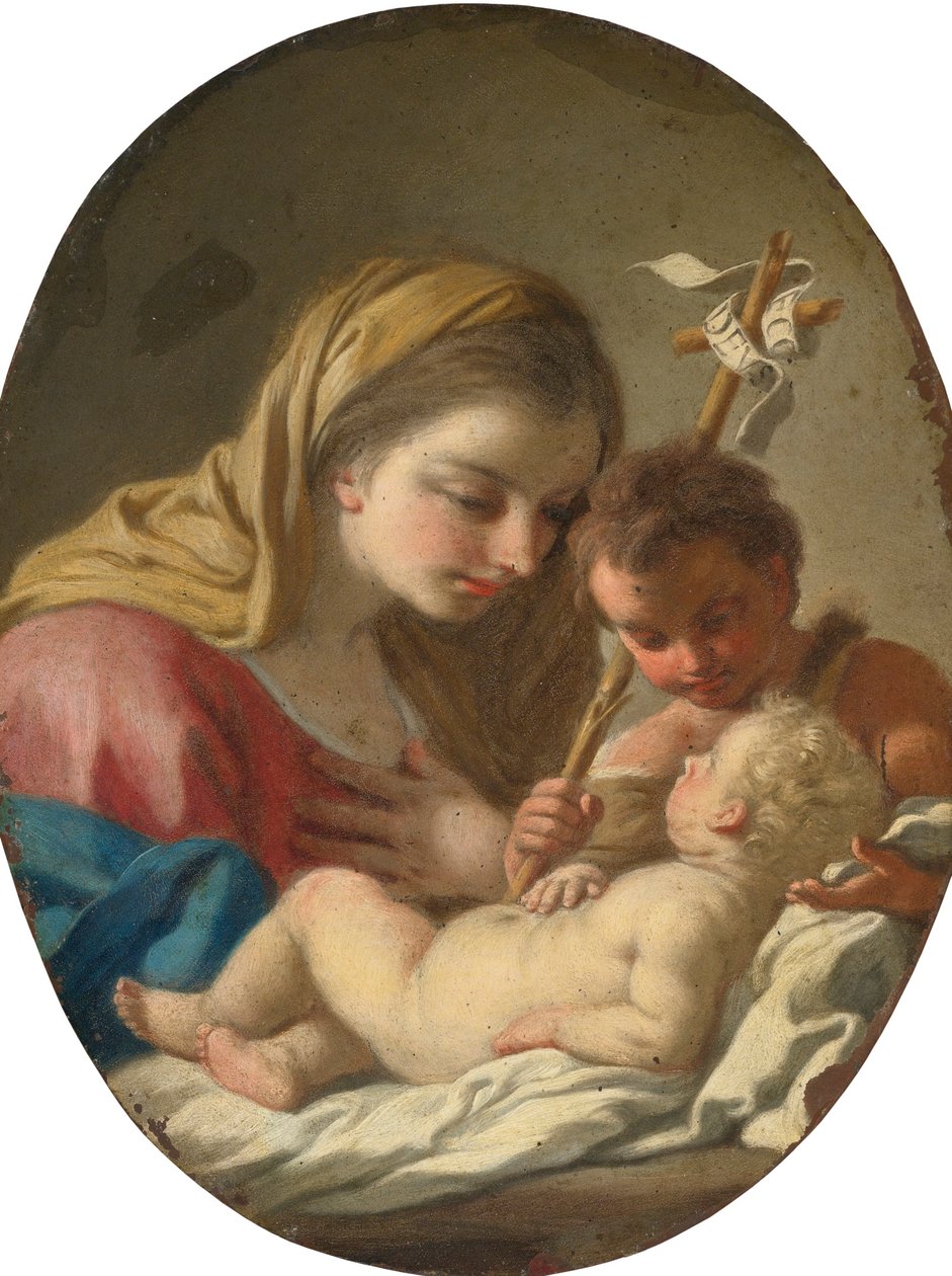 Francesco de Mura Madonna mit Kind und dem kleinen Johannes dem Täufer von Francesco de Mura