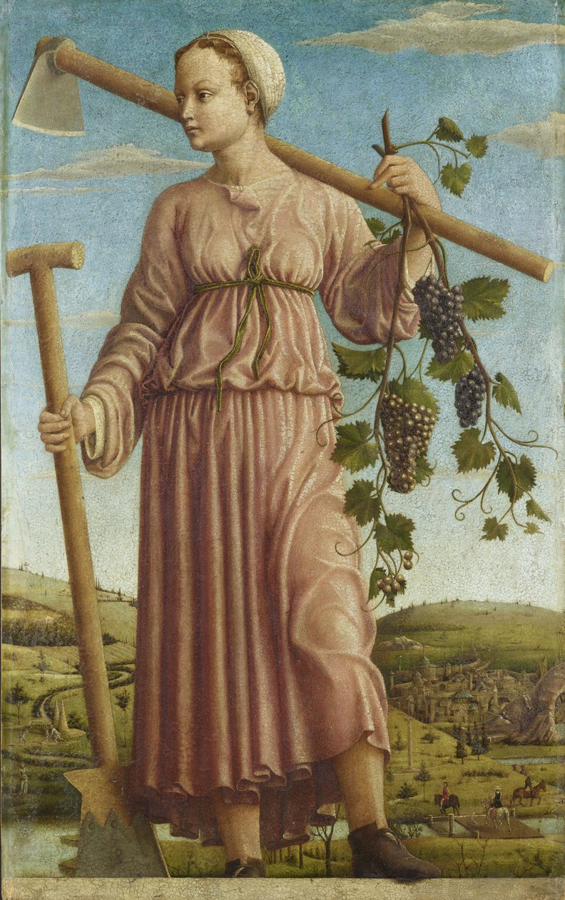 Die Muse Polyhymnia von Francesco del Cossa