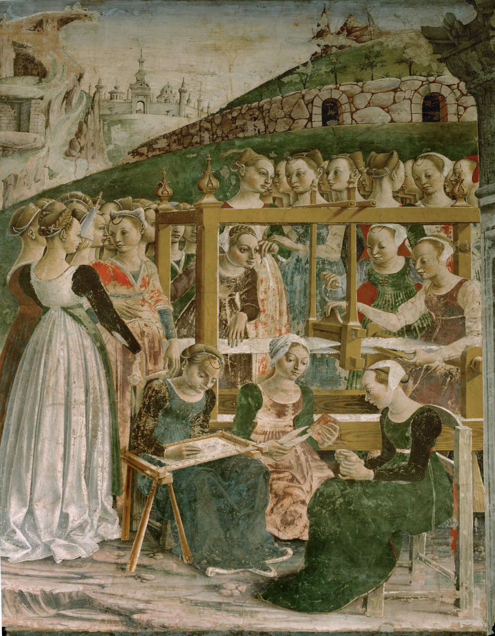 Halle der Monate: März von Francesco del & Roberti Ercole de