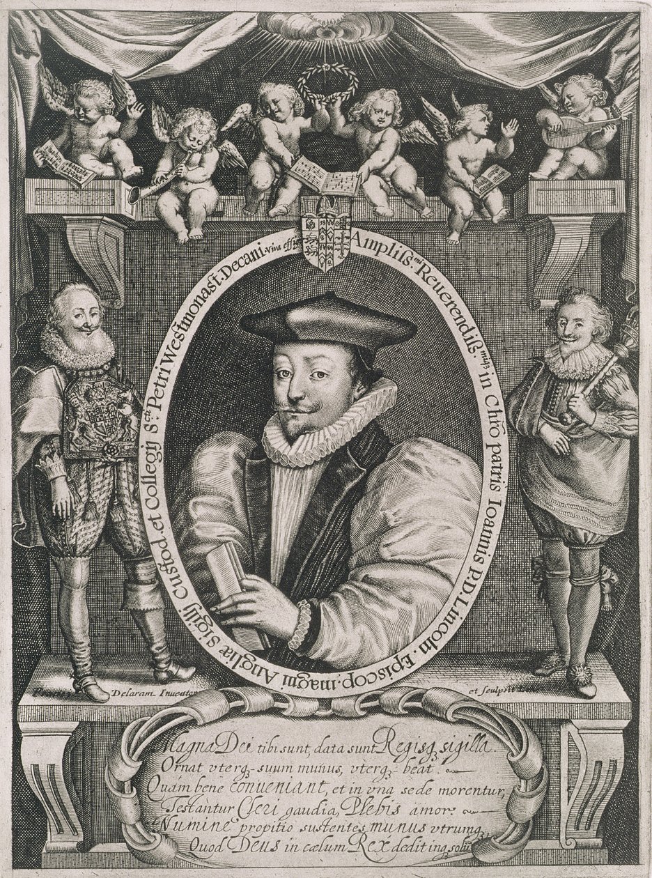 Porträt von John Williams (1582-1650), Bischof von Lincoln und Dekan von Westminster, gestochen vom Künstler, ca. 1621 von Francis Delaram