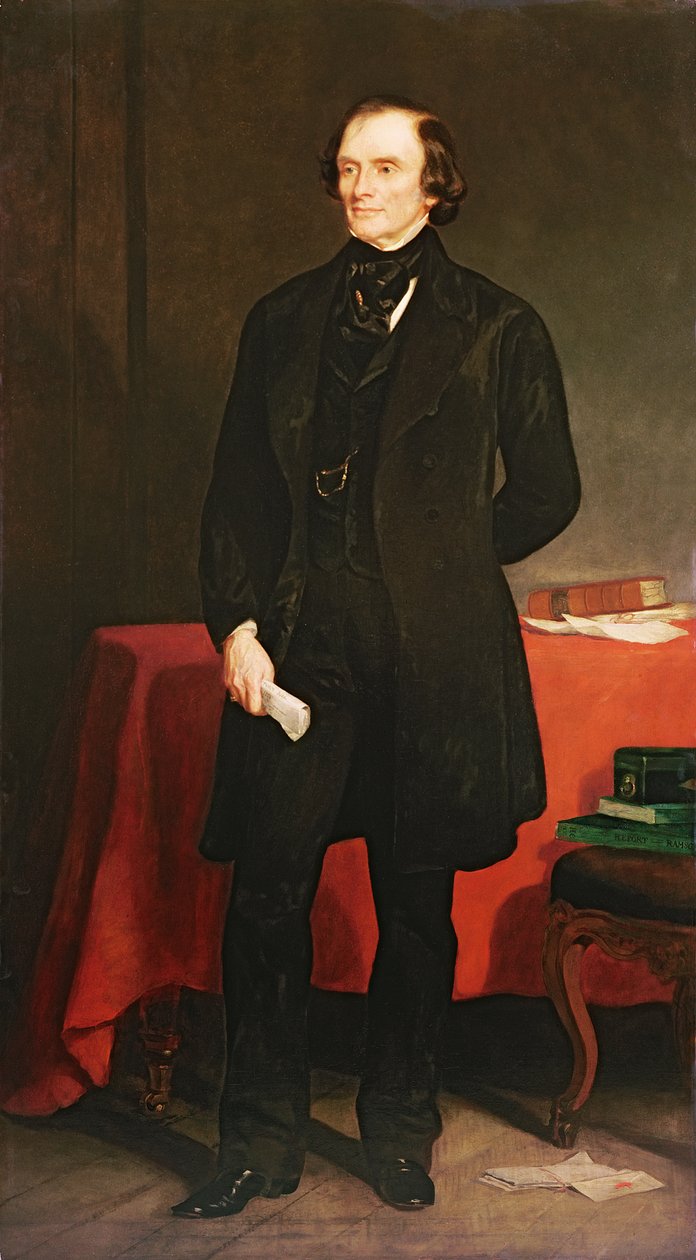 Porträt von John Russell (1792-1878), 1. Earl Russell, 1853 von Francis Grant