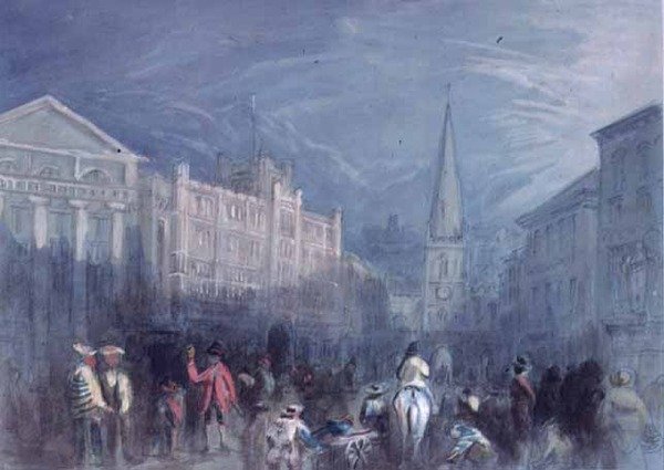 Ansicht der Broad Street, Bristol von Francis Abel William Taylor Armstrong