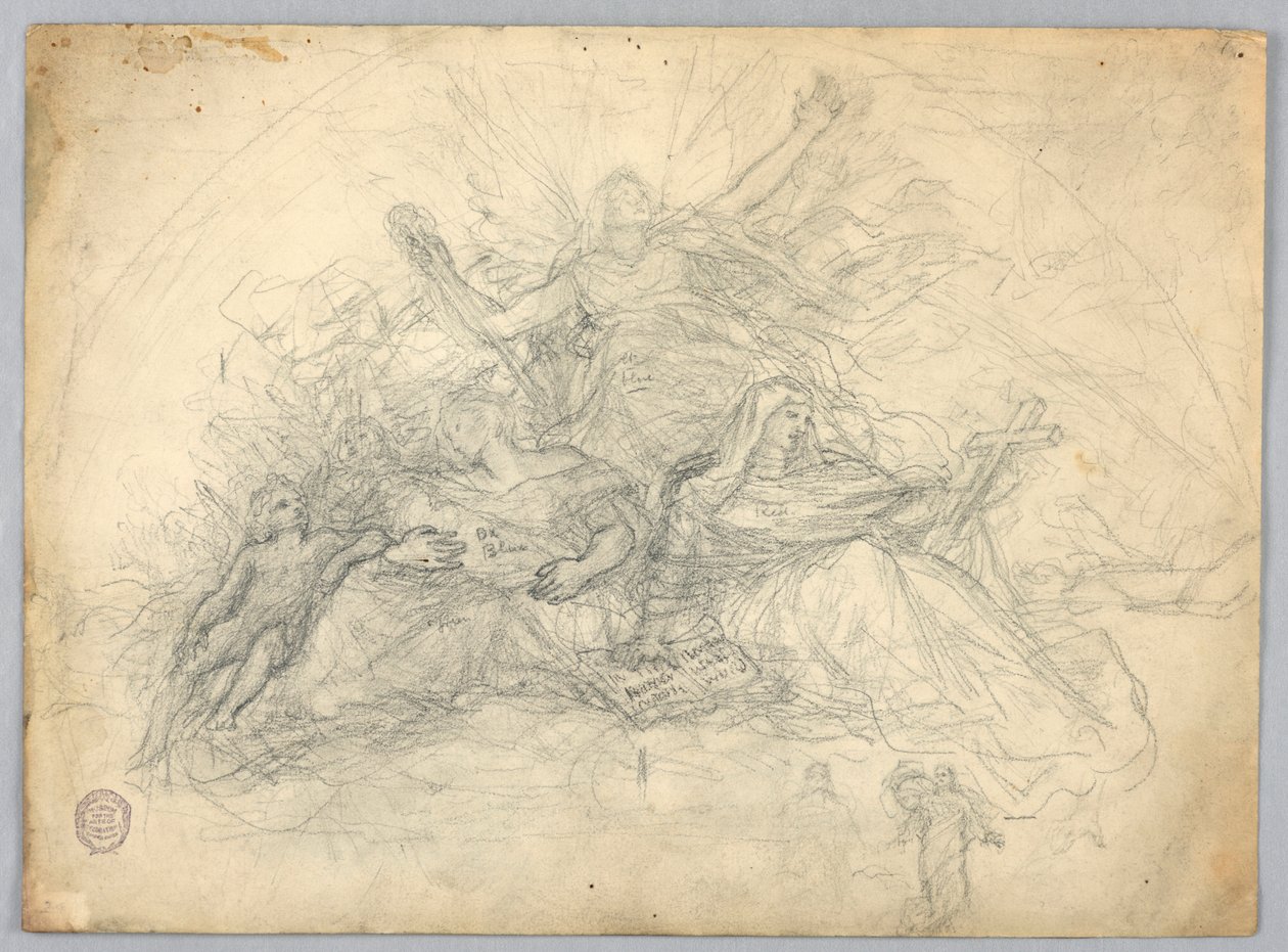 Studie für Barmherzigkeit, Glaube und Hoffnung von Francis Augustus Lathrop