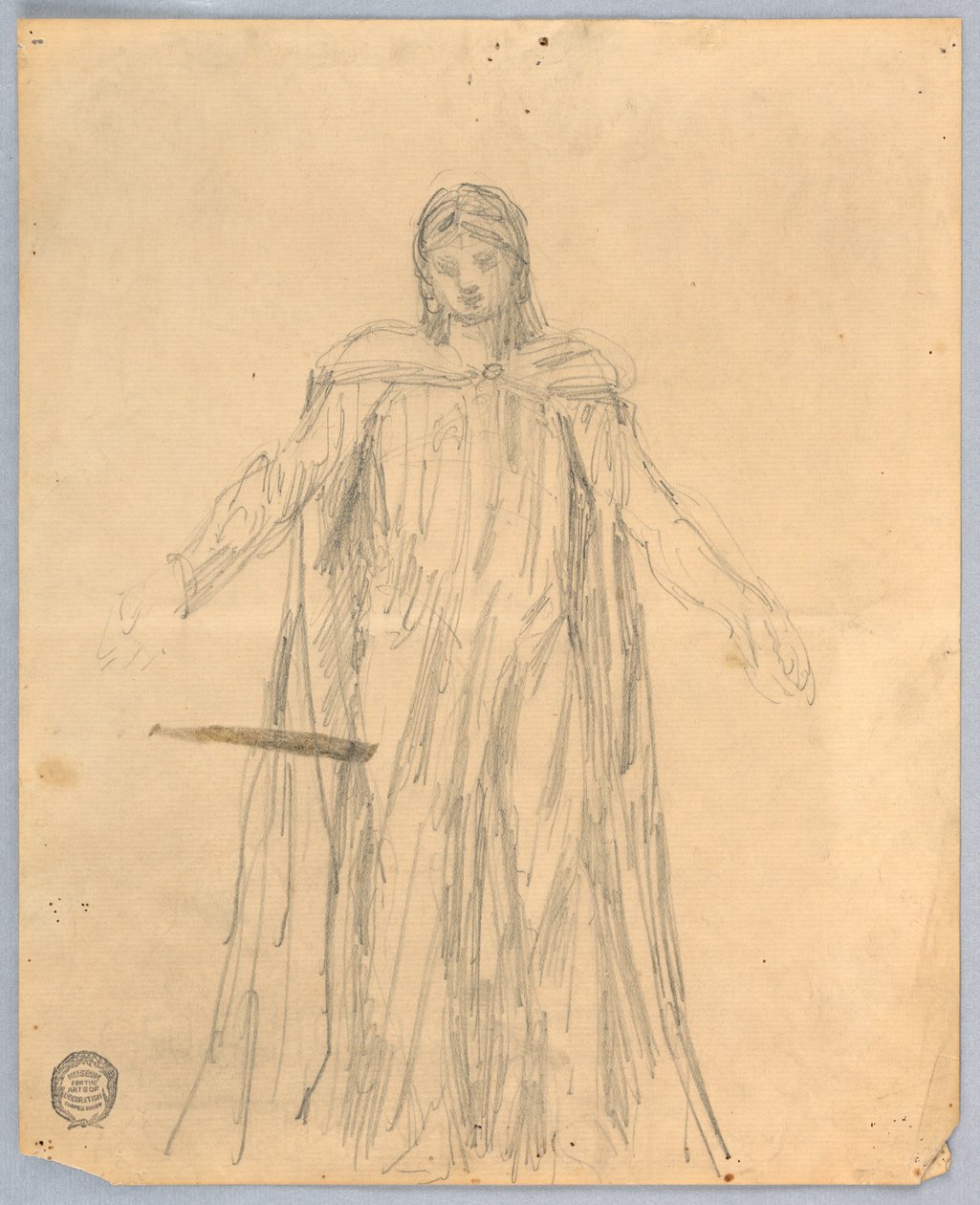 Studie für Christus, Chor von St. Bartholomäus, New York von Francis Augustus Lathrop
